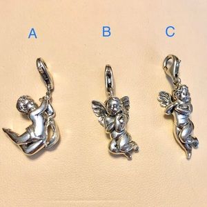 Sterling Silver Cherub Charms